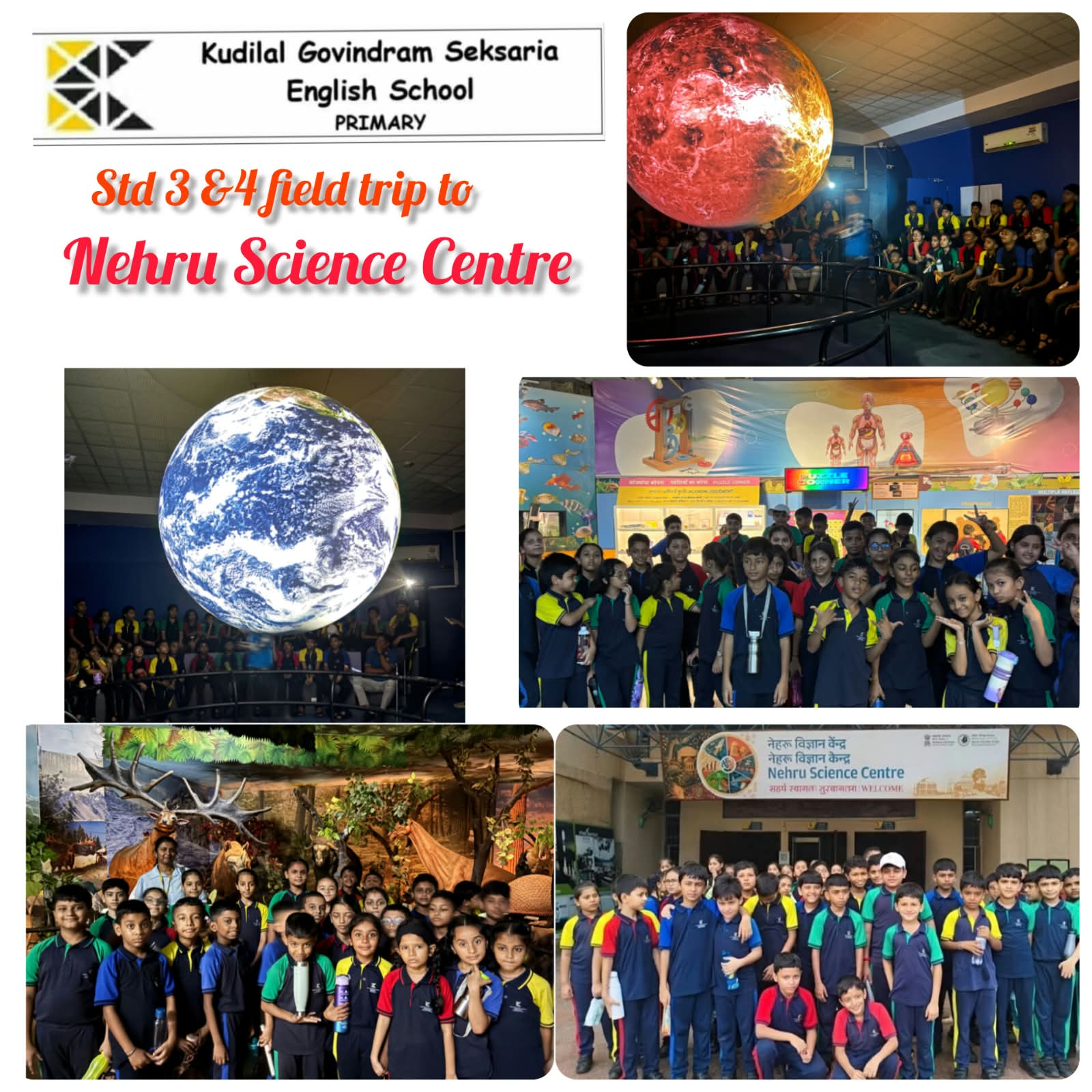 Adventure Trip to Nehru Science Centre - Primary Section
