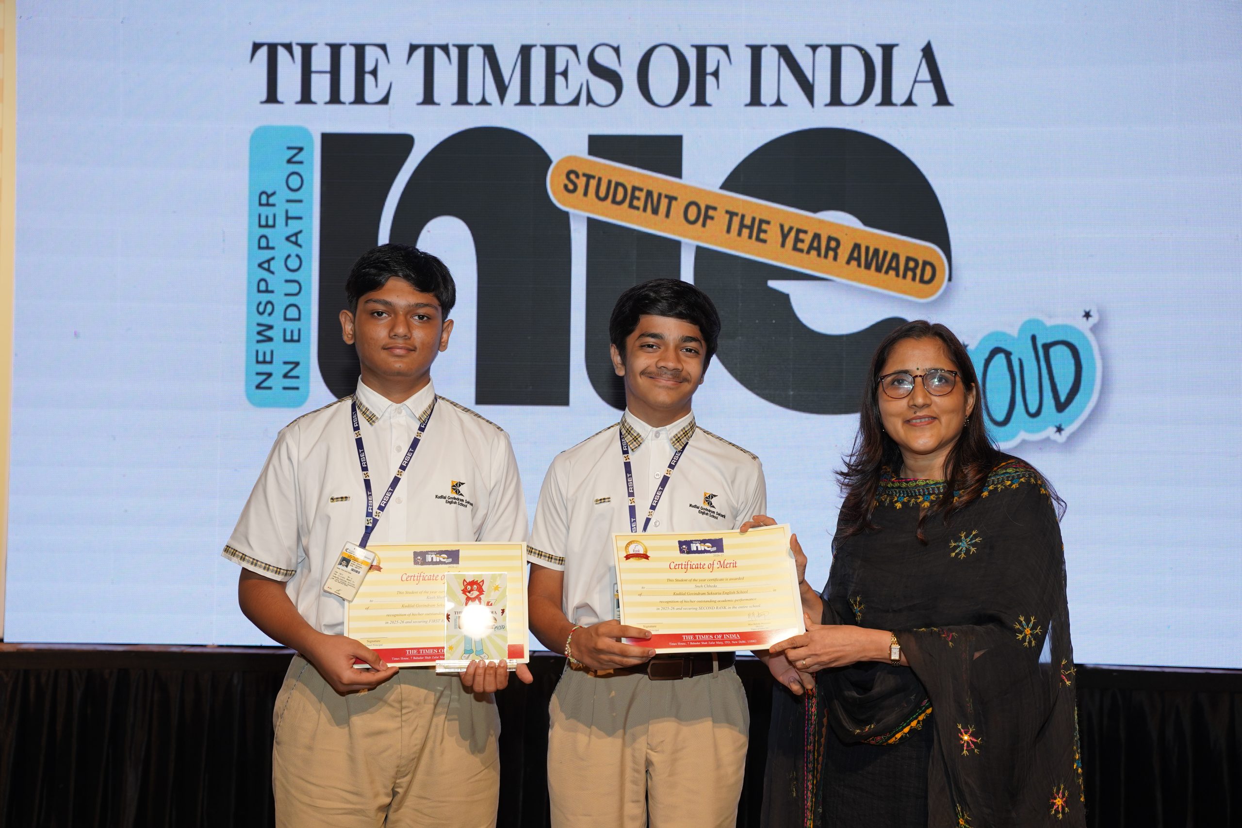 Times NIE Student of the Year Award - Secondary Section