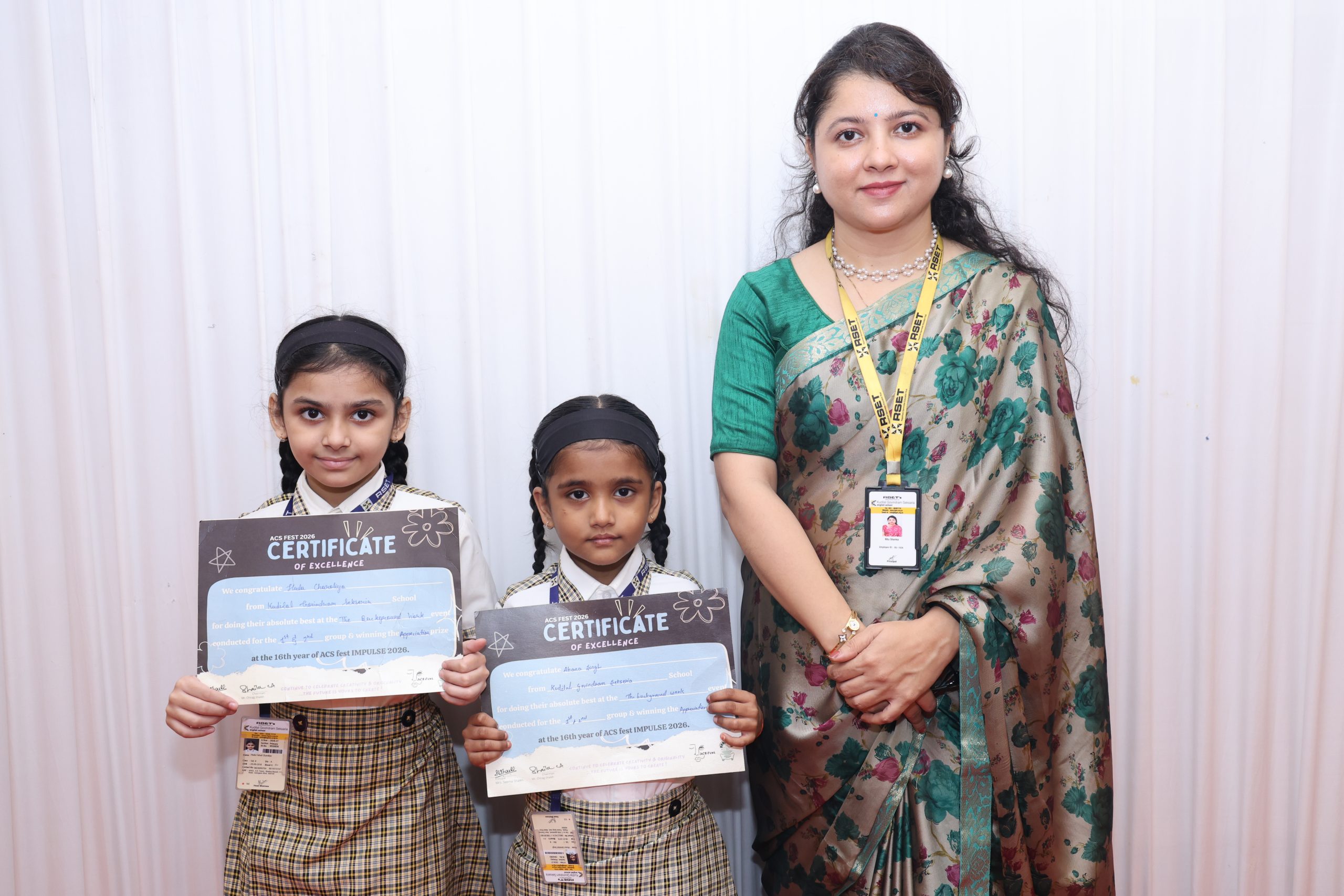 The Background Work Competition - Primary Section