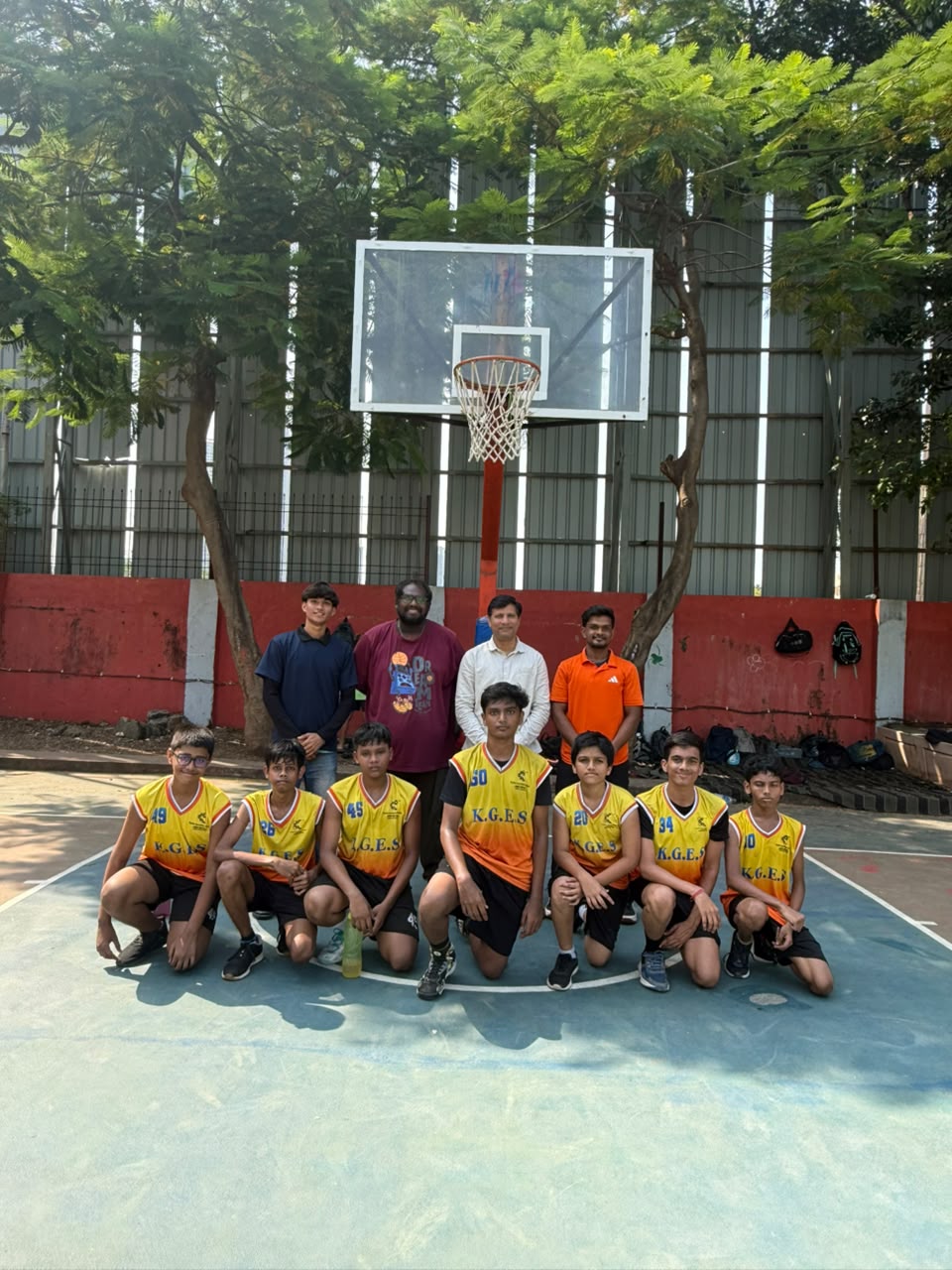 Under 17 Boys Basketball Team - Secondary Section