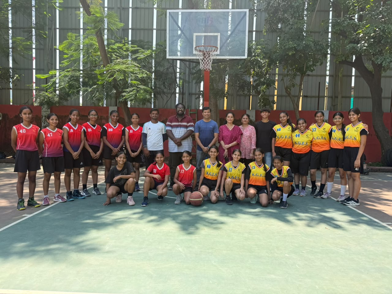 Under 17 Girls Basketball Team - Secondary Section